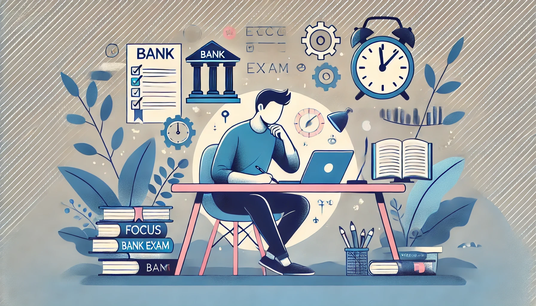 Image for Clear Bank Exams with Just 3 Books and 2 YouTube Channels in 2024